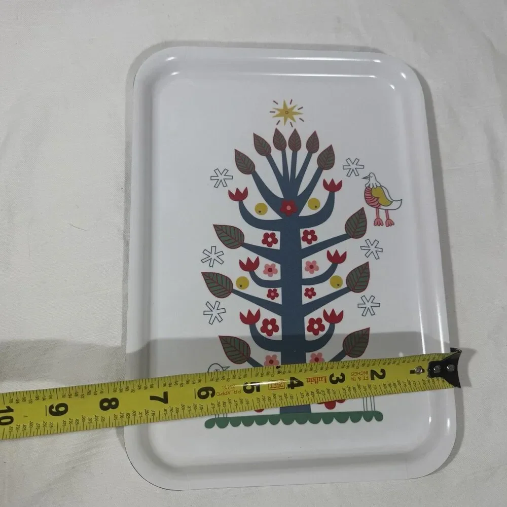 Ikea VINTERFINT Decorative Tray, Christmas-themed, 11x7